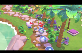 A player collecting Bubbles. (Screenshot from Sunblink Video Trailer)