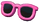 Hot Pink Wayfarers Sunglasses.png