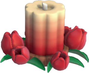 Tulias Flower Candle - Red.png