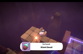 a Treasure Chest with a Giant Seed!