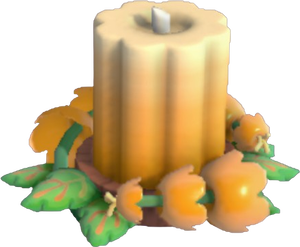 Heavy Nettle Flower Candle - Orange.png