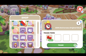 A player purchasing items from the Event Stand. (Screenshot from Sunblink Video Trailer)