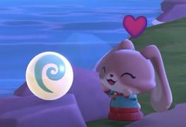 A player picking up a Dragon Pearl (Screenshot from Sunblink Video Trailer).