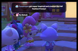 Scene from 2023's Fall Fashion Frenzy